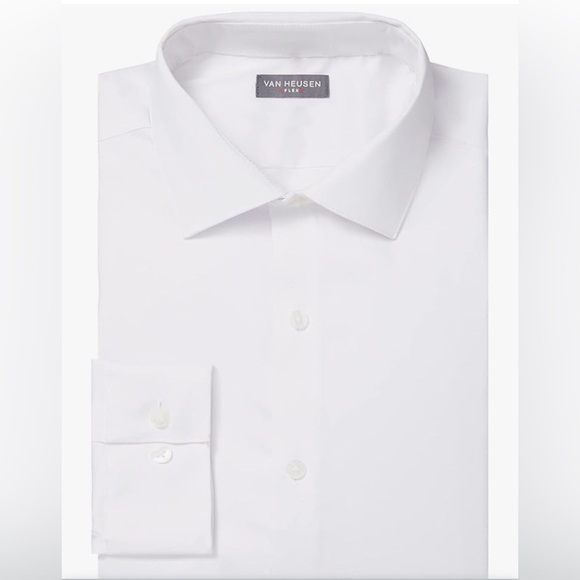 Van Heusen Men's Dress Shirt Slim Fit / Ultra Wrinkle Free - 14-14½ 32/33 Small - Picture 1 of 12